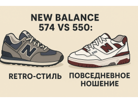 New Balance 574 vs 550: что выбрать для ретро-стиля и повседневного ношения?